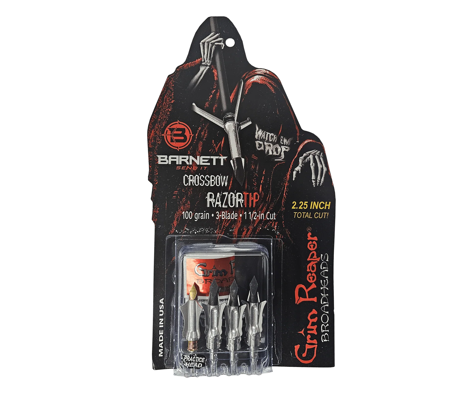 Grim Reaper RazorTip Broadheads 3 Pack for Crossbows - Image 2
